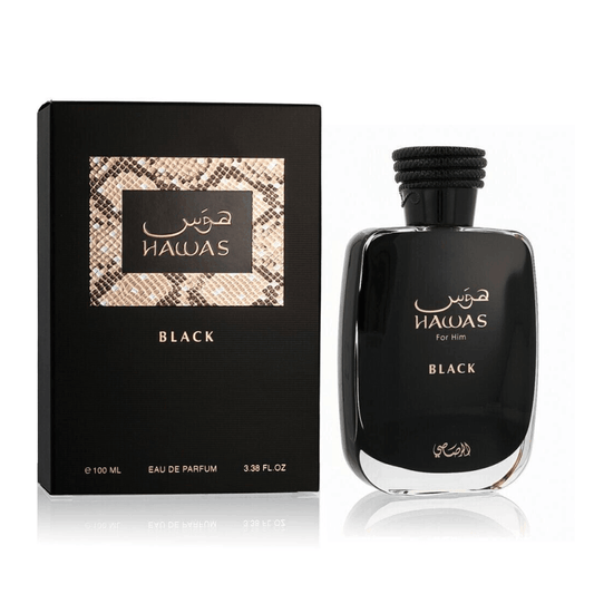 Hawas Black Rassasi 100ml Master Box