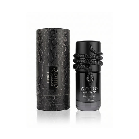 Musamam Black Intense Lattafa 100ml Master Box